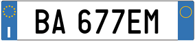 Truck License Plate